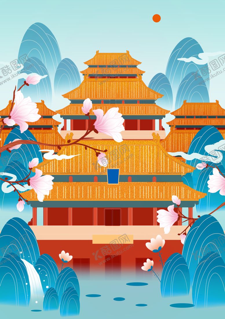 编号：95273110101112111587【酷图网】源文件下载-国潮风插画 