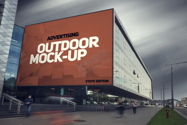 编号：71583909262121117234【酷图网】源文件下载-户外大屏广告展示样机