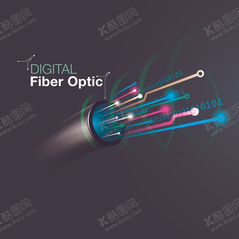 编号：60109110121532279944【酷图网】源文件下载-光缆传输背景