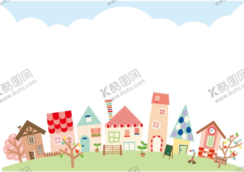 编号：85193805102323141307【酷图网】源文件下载-儿童插画封面背景素材