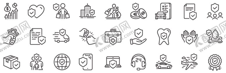 编号：81958304132131292727【酷图网】源文件下载-多样图标集合