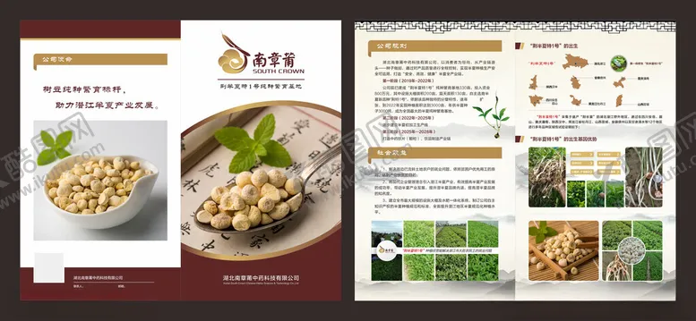 编号：26868807011028336366【酷图网】源文件下载-半夏对折页