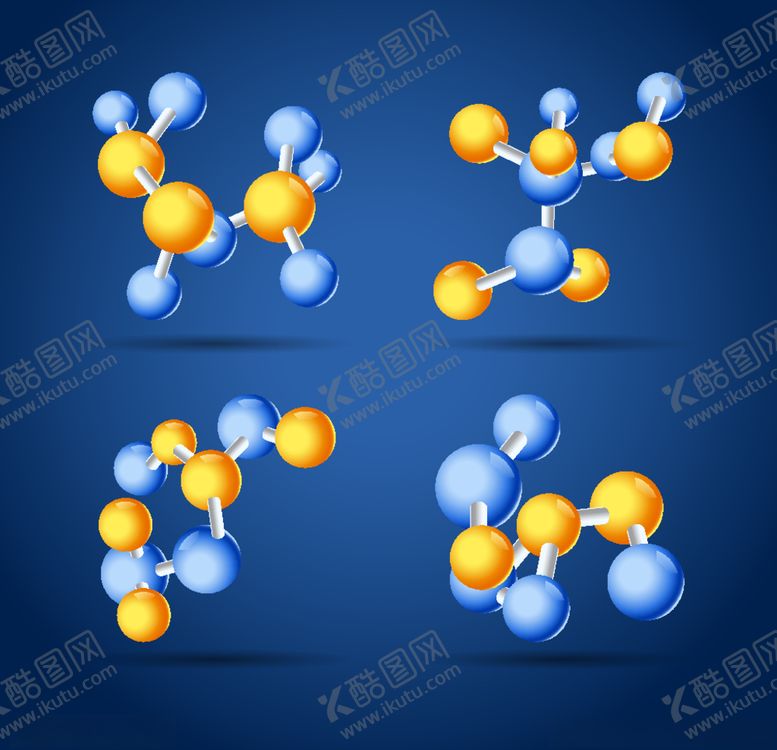 编号：87174310110530079152【酷图网】源文件下载-分子背景