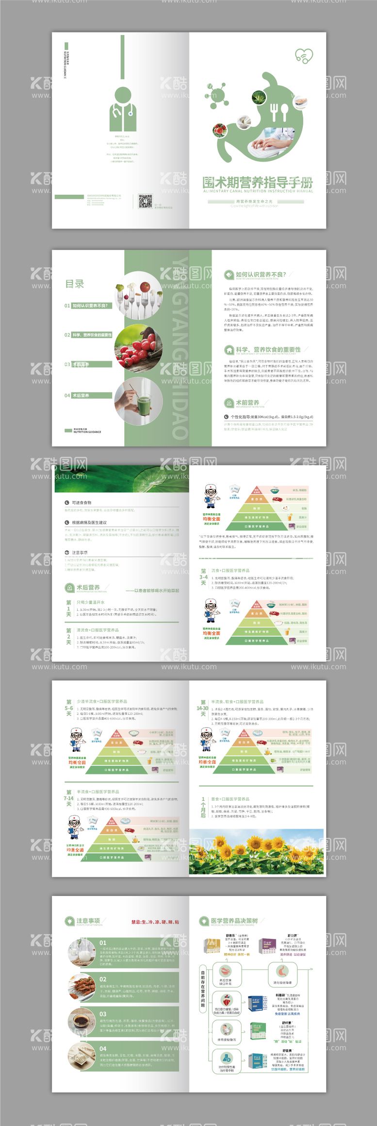 编号：76048711290614259145【酷图网】源文件下载-患者病人术后康复营养指导手册