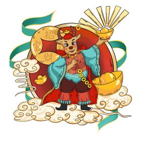 卡通牛形象