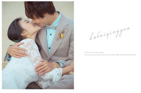 时尚浪漫婚纱摄影相册模板