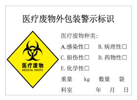 医疗废物外包装警示标识