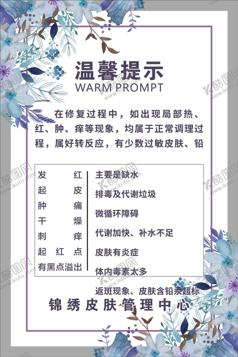 编号：97968301162349165974【酷图网】源文件下载-温馨提示海报