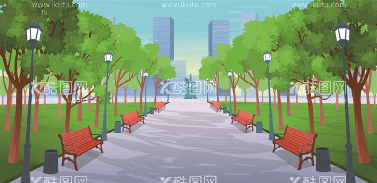 编号：98765009191054357658【酷图网】源文件下载-公园背景