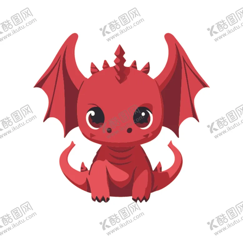 编号：45692101162048225892【酷图网】源文件下载-龙宝宝神龙小龙火龙红龙生肖龙年