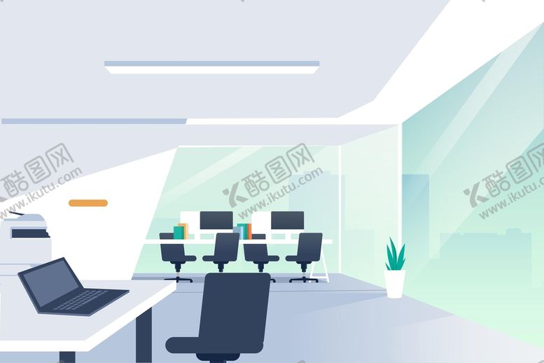 编号：76895109231810181260【酷图网】源文件下载-办公室插画