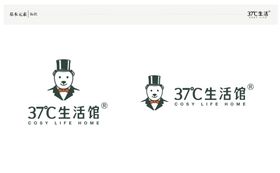 37℃生活馆  logo 酷熊