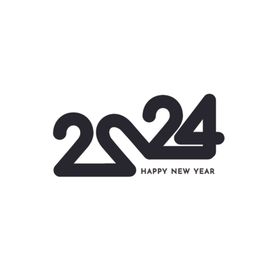 新年2024龙年字体元旦海报图