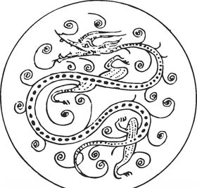 镂空花图案