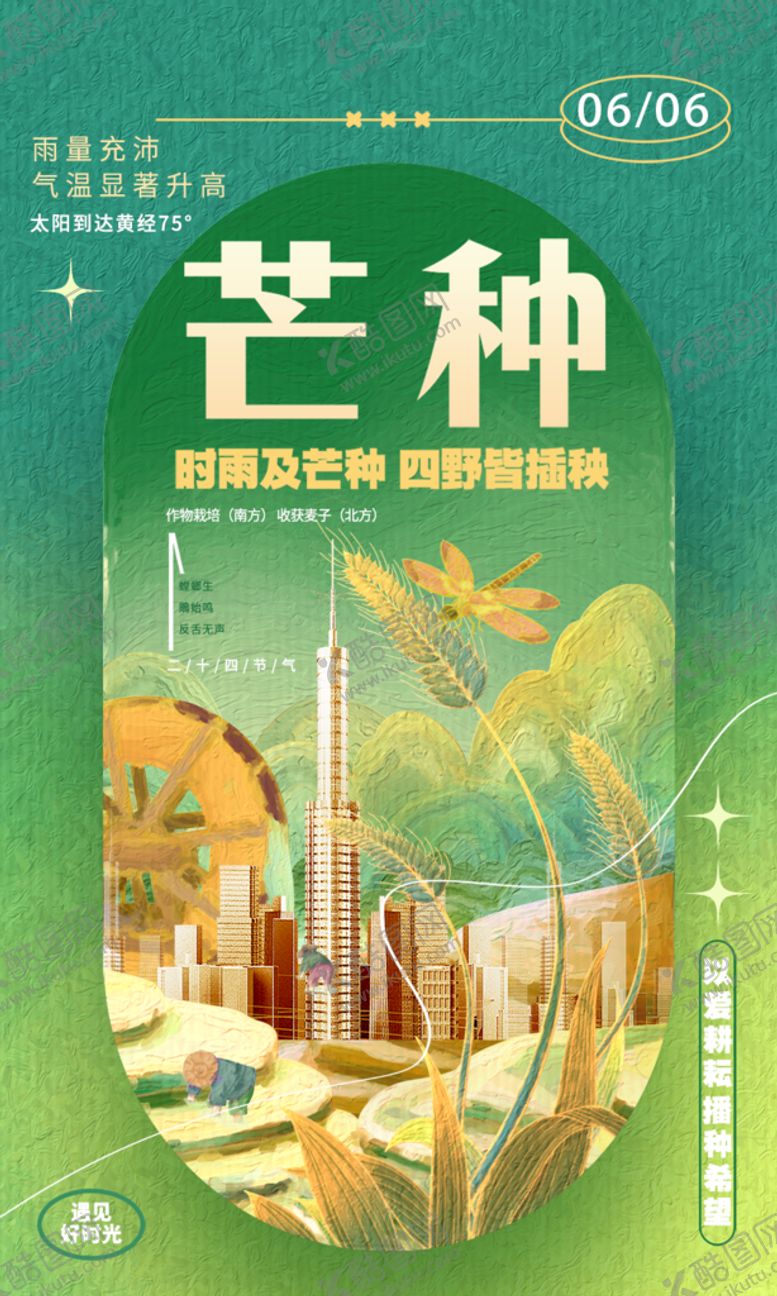 编号：80443310252231451681【酷图网】源文件下载-芒种海报