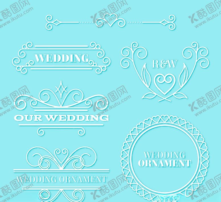 编号：51285210032017332819【酷图网】源文件下载-白色婚礼花纹