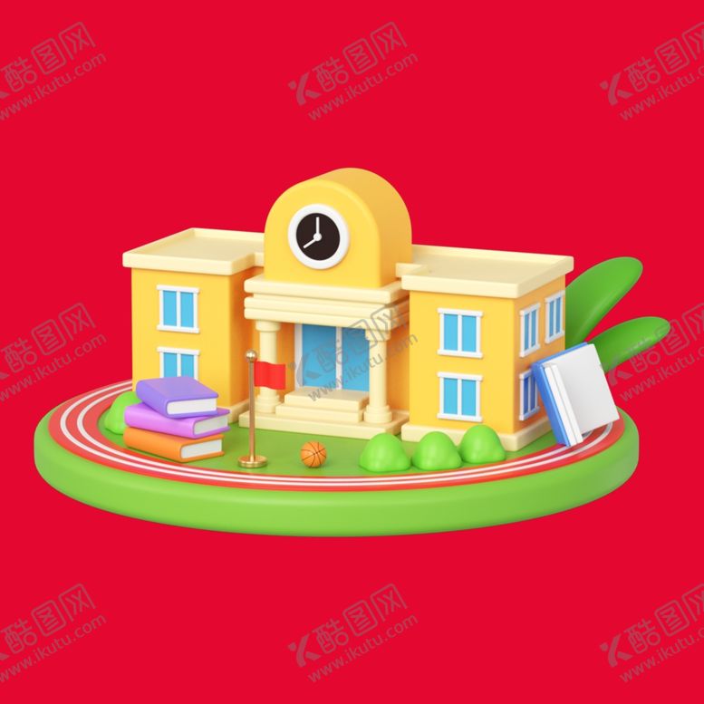 编号：95383002171835313093【酷图网】源文件下载-手绘学校建筑