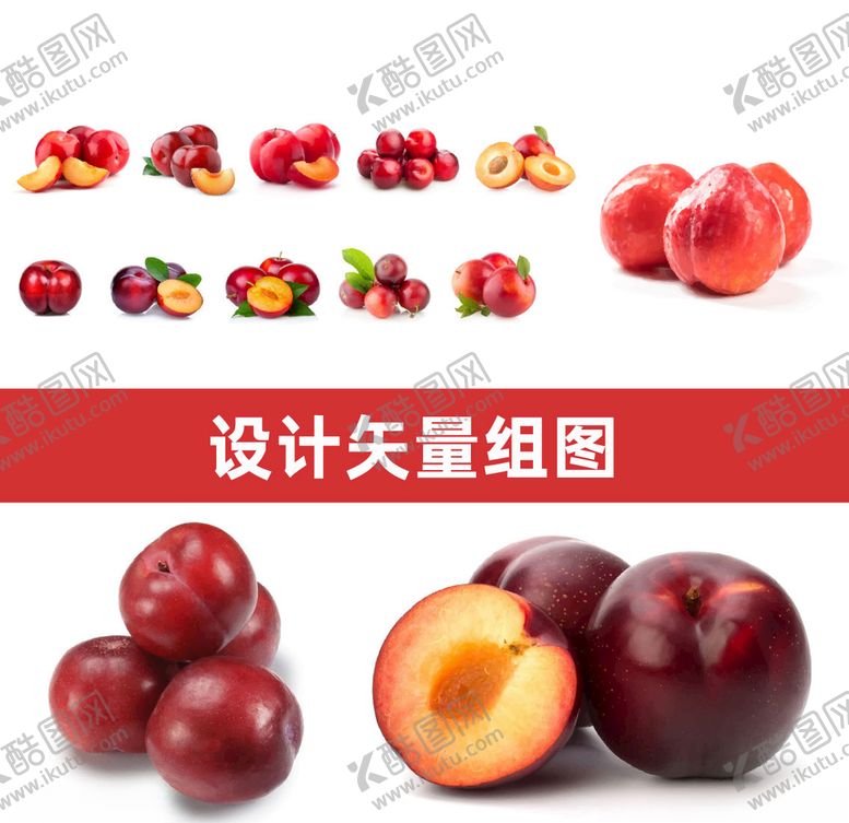 编号：53611209171612156724【酷图网】源文件下载-红李子