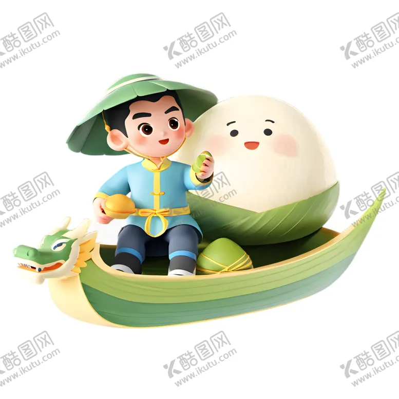 编号：11106502072254588580【酷图网】源文件下载-卡通端午粽子