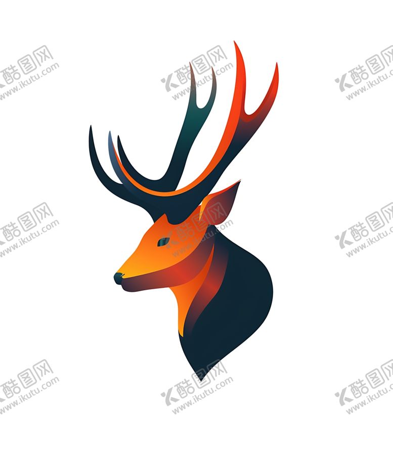 编号：44328501140337471707【酷图网】源文件下载-鹿图案
