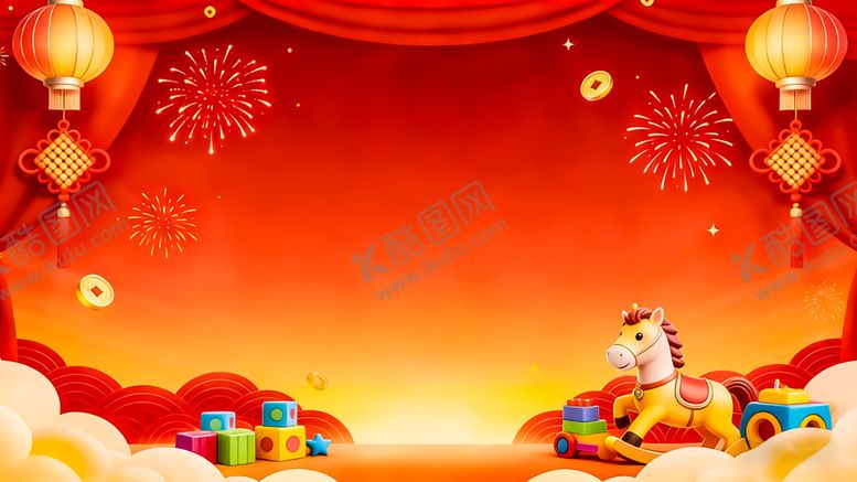 编号：42859304020116015708【酷图网】源文件下载-喜庆新春红背景