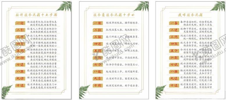 编号：51862212051011057768【酷图网】源文件下载-接待服务流程