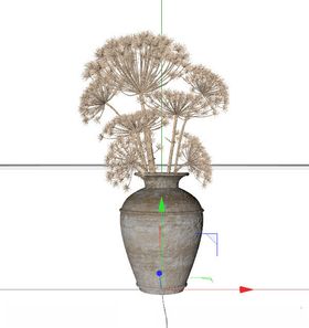 C4D模型植物