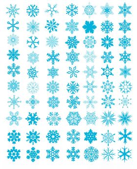 雪花图案素材集合