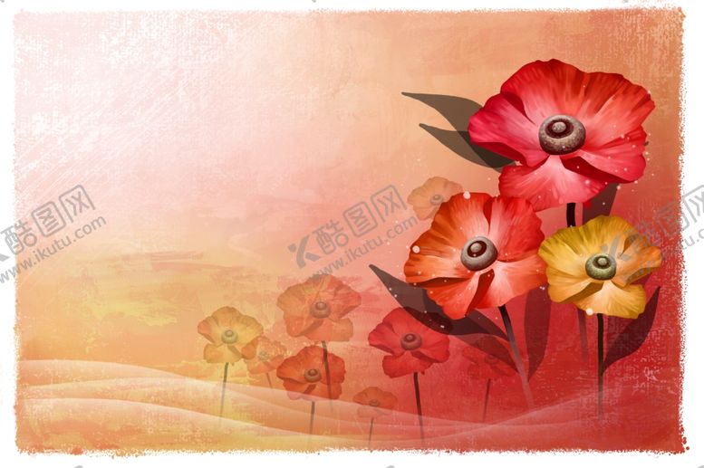 编号：90447710111355554019【酷图网】源文件下载-手绘鲜花