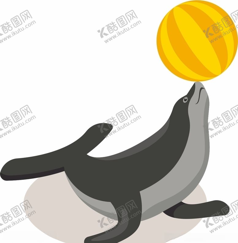 编号：19510204191235377642【酷图网】源文件下载-海狮顶球