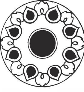 镂空花图案装修纹古典边纹