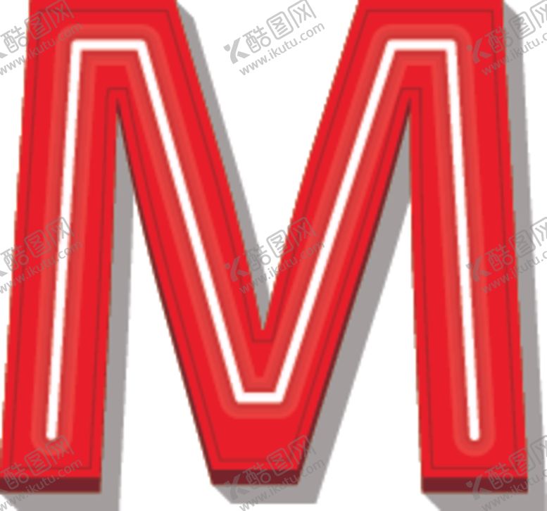 编号：39199605100036334207【酷图网】源文件下载-字母M