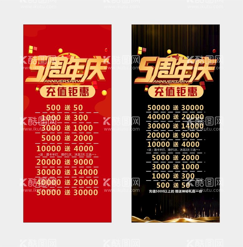 编号：99874710220907078111【酷图网】源文件下载-周年庆海报 红色 黑色 展架