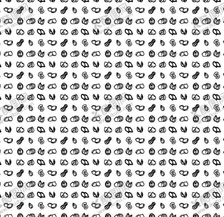 编号：30862409290206002735【酷图网】源文件下载-手绘黑白图案