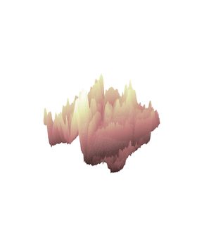 抽象山峰