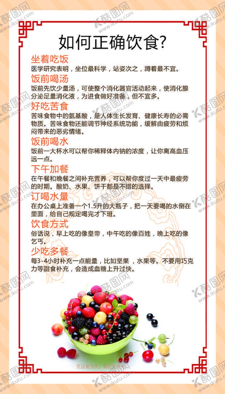 编号：96580212020314558116【酷图网】源文件下载-如何正确饮食