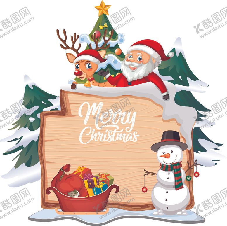 编号：52378909221049151564【酷图网】源文件下载-卡通圣诞节