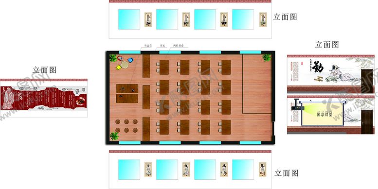 编号：81974001141650582588【酷图网】源文件下载-国学讲堂