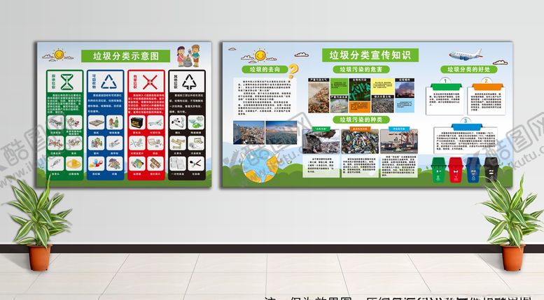 编号：50315806231951097002【酷图网】源文件下载-垃圾分类宣传知识展板