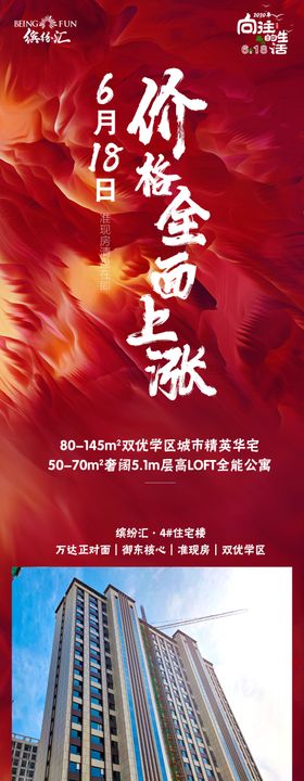 地产微信涨价朋友圈