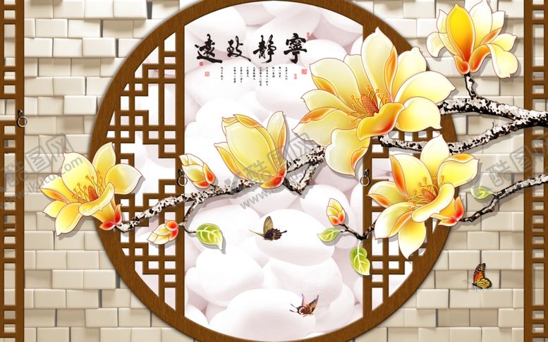 编号：63232709141930007150【酷图网】源文件下载-新中式背景墙