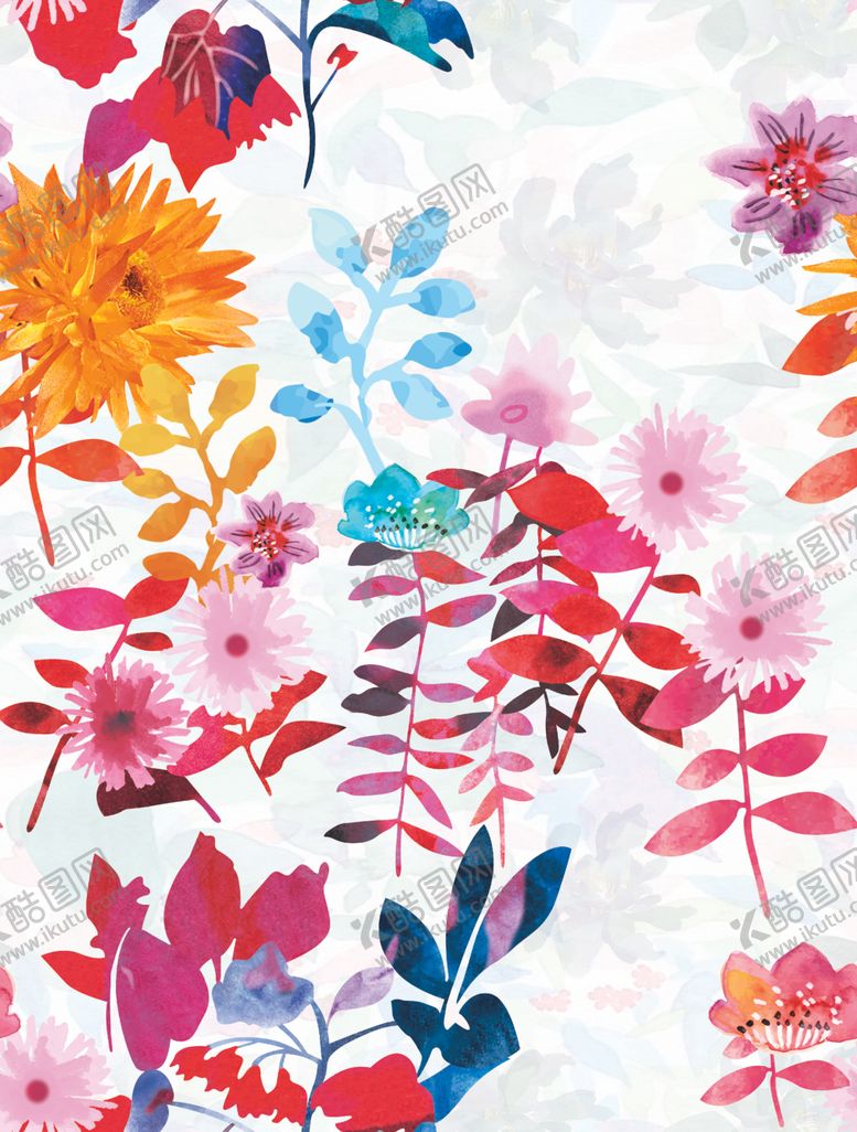 编号：86259909210407044835【酷图网】源文件下载-手绘大花