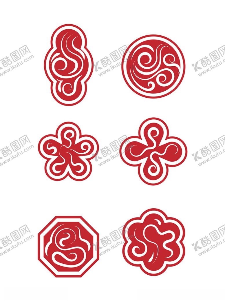 编号：91207503081635119226【酷图网】源文件下载-中国风云纹
