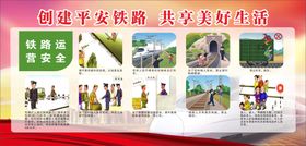 铁路安全管理条例宣传画