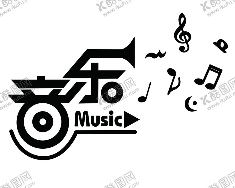 编号：82106709220232541250【酷图网】源文件下载-音乐文化墙跳跃的音符艺术的