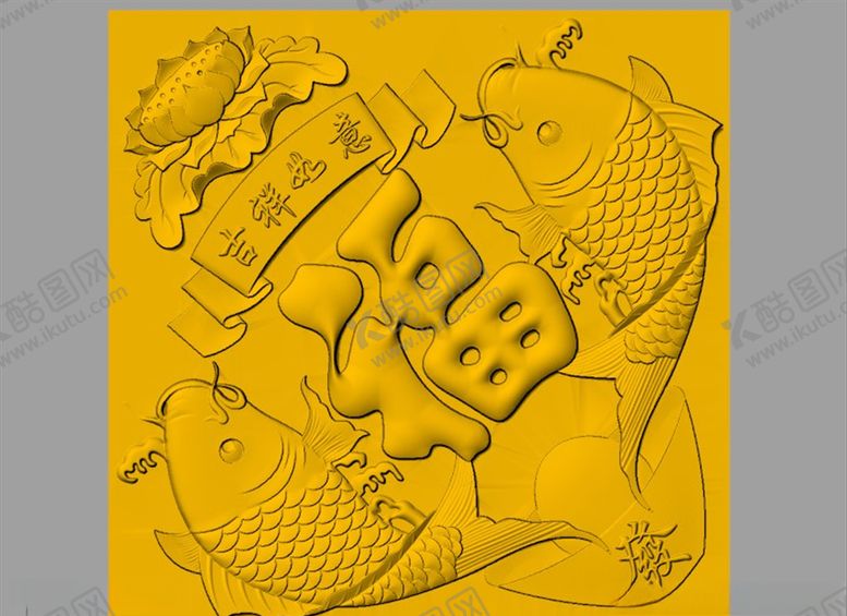 编号：33402603120701389443【酷图网】源文件下载-CAD浮雕装饰立体画