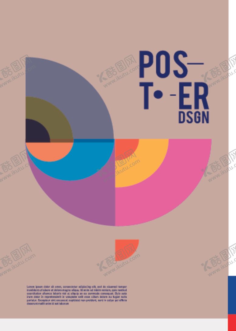 编号：54349510131515395986【酷图网】源文件下载-几何拼接创意海报图案