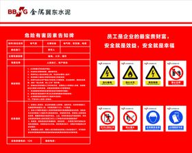 危险有害因素告知牌