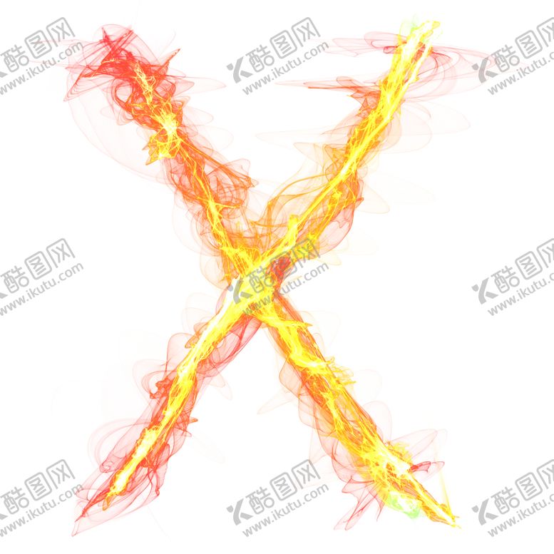 编号：75042907091014011198【酷图网】源文件下载-字母X火焰特效文字
