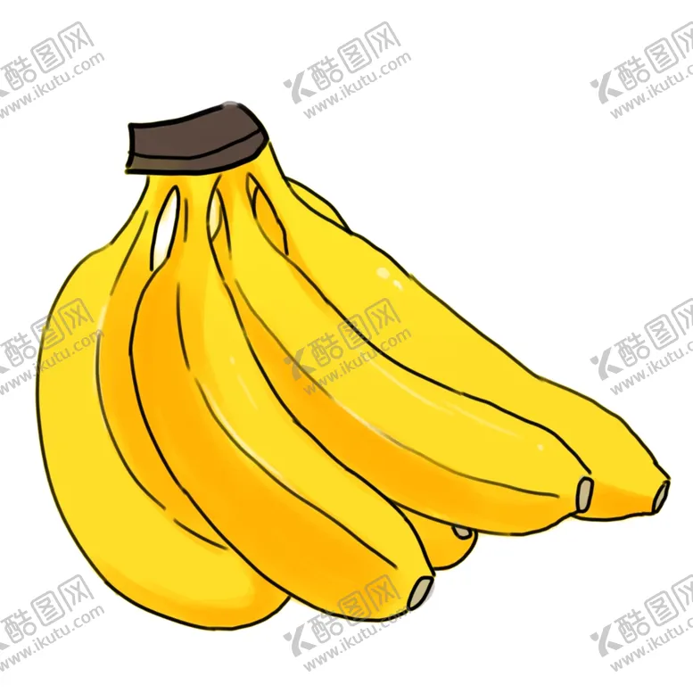 编号：38165806240203592135【酷图网】源文件下载-卡通香蕉